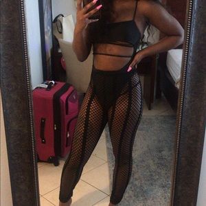 Sexy 2 Piece Combo ! Thong Monokini with Pants